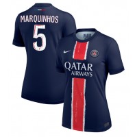 Echipament fotbal Paris Saint-Germain Marquinhos #5 Tricou Acasa 2024-25 pentru femei maneca scurta